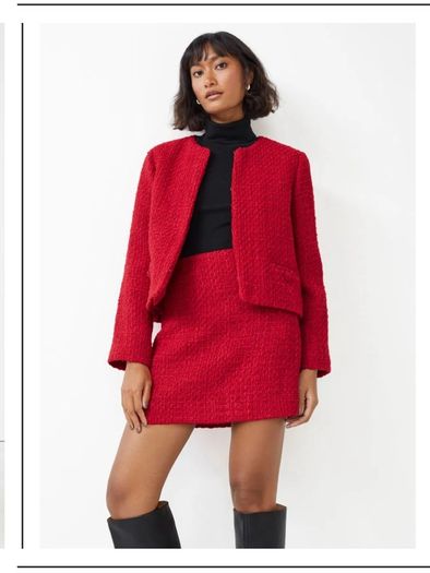Women Tweed jacket with duo welt pockets And Other Stories BNWT