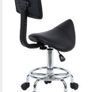 Saddle Spa Rolling White Stool with Back Support for Beauty Tattoo Image 5