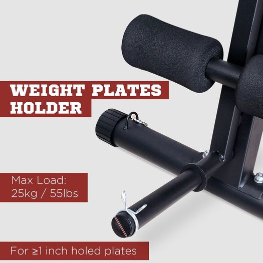 Foldable Weight Bench with Resistance Ropes, Adjustable Dumbbell Bench Sit Up Ab Bench for Multiuse Workout