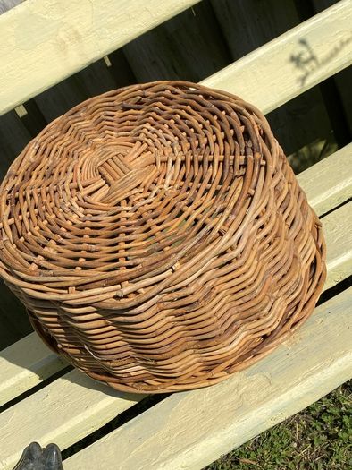 Vintage Basket Bag- Organic Shopping
