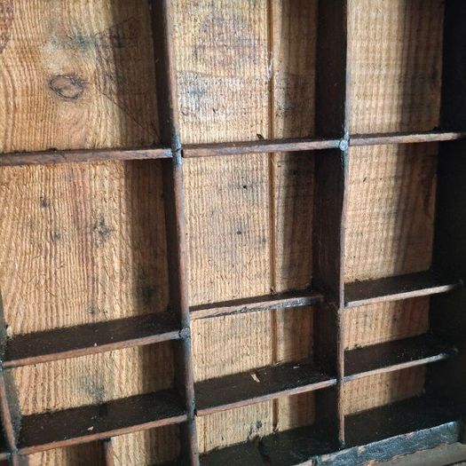 Antique French Printer Tray