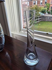 Louise Kennedy Tipperary Crystal Tree Spindle Vase