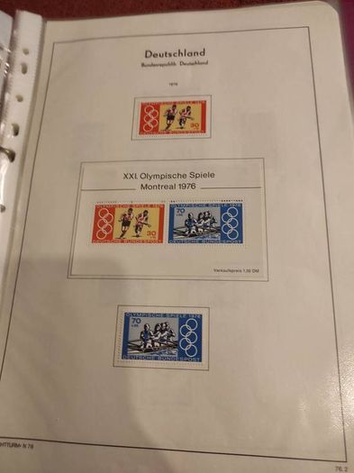 GERMANY 1975-82 album with stamps