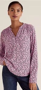 M & S top size 20 pink mix excellent condition!