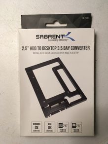 2.5 inch HDD to desktop 3.5 Bay Converter