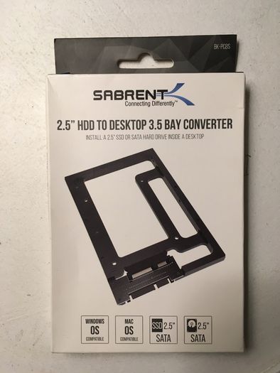 2.5 inch HDD to desktop 3.5 Bay Converter