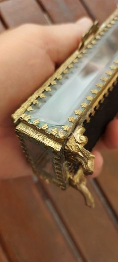 french antique ring /jewellery box ,,see pictures for condition, used , fair condition,few marks etc sold as is,