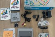 Super Famicom SNES Console Boxed CIB + Flash Card SNES 32gb sd Card + Super Game Boy Boxed + Gameboy Flash Card with 4GB micro sd