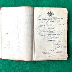 The Royal Irish Constabulary Manual -1909 COLLECTABLE