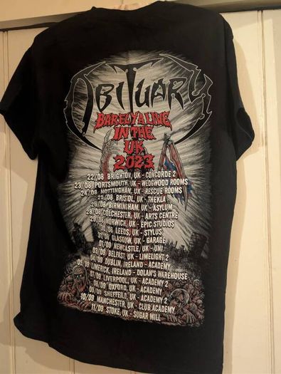 obituary tour 2023