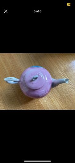 Victorian Porcelain Souvenir Teapot