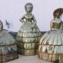 Bells, Victorian time Antique Table Lady bells - Brass 30 each Image 2