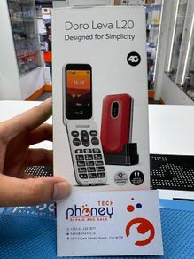Doro Leva L20 4G Flip Phone | Simple Easy Phone | Boxed | Senior Friendly