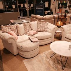 buzz snuggler couch + twist armchair