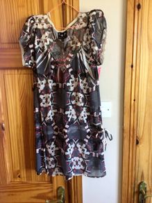 BNWTS Ladies sheer Holiday swimsuit Cover up top size 10/12 includes postage