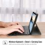 Smart Case Galaxy Tab A 8.0 2019 Keyboard Case SM-T290 SM-T295, Slim Shell Lightweight Smart Cover with Magnetically Detachable Wireless Keyboard for Galaxy Image 7