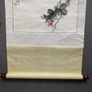 Vintage Chinese Traditional Scroll Watercolor Painting Birds Silk Image 3