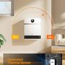 Smart Electric Wall Heater, 28dB Silent Ceramic Space Heaters for Home, Low Energy, 30 Oscillation, Adjustable Thermostat, 24H Timer, IP24 Wall Mounted for Bedroom, Works with Alexa Image 5