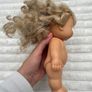 Vintage 1985 Cititoy Precious Love All Vinyl Poseable Doll Blonde Freckles tangled hair Used Please see pictures Image 6