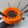 Anti-Stripping Angle Grinder Drill Bit Sharpener 2-13mm 20 Holes with Metal Thread Inserts Fit 115/125 Grinders Renew Old Bits Image 2