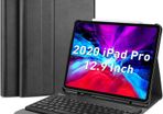 Keyboard Case iPad Pro 12.9 2020 & 2018 Keyboard Case with Pencil Holder, Slim Lightweight Smart Cover with Detachable Wireless Keyboard for iPad Pro 12.9 inch 4th Gen 2020 / 3rd Gen 2018, 2019 2020, 2021, 2022