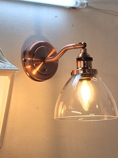 Copper Wall Light