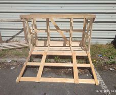 large wood crate