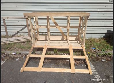 large wood crate