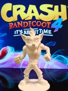 3D Printed Crash Bandicoot (PS1) Figurine
