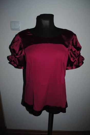 Brand new red/burgundy stunning top from Next size UK16 EU44 Postage included