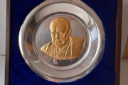 Sterling Silver Winston Churchill Plate