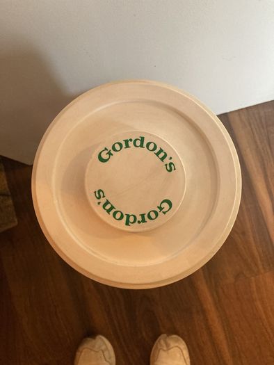 vintage Gordon's gin ice bucket