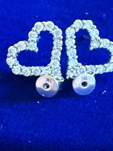 Moissanite Diamond Heart Set