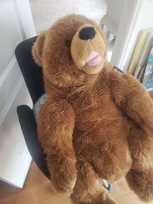 34 inch large fluffy bear