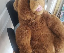 34 inch large fluffy bear