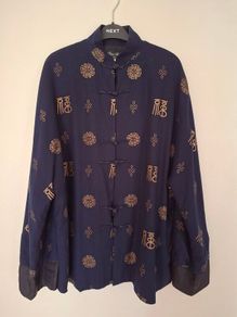 Designer Linen Mandarin Jacket
