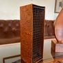 Vintage MCM Hammered Copper Rectangular Shape Planter Jardiniere Image 10