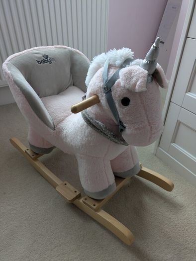 Babylo Rocking Horse (unicorn) pink