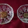 Killarney Crystal Cut Crystal Glass With Number 21 Lidded Jewelry Dish / Bowl With 22 Carat Gold Cover Handle and Footed Base Finishing Made In Ireland Image 6