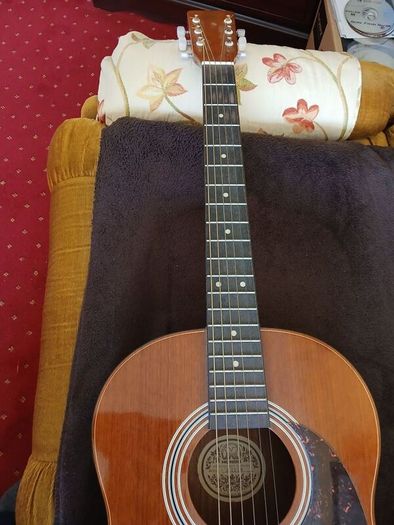 Hondo vintage acoustic guitar h117n.