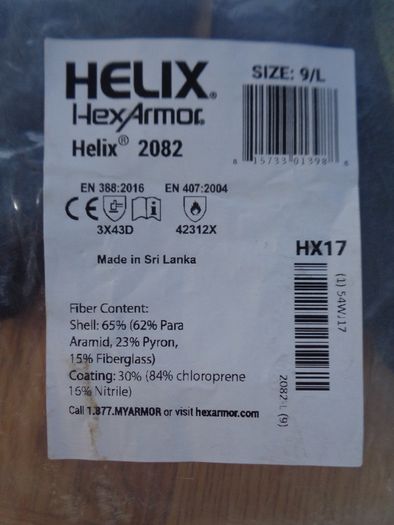 Helix Heat Resistant Work Gloves for Sale