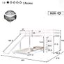 Bunk bed with slide Image 3