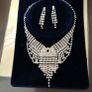 Jewellery Diamonte Necklace and Earrings Set NEW Image 4
