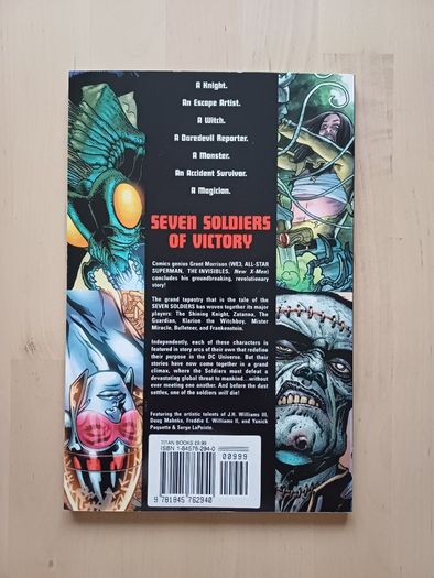 Seven Soldiers of Victory by Grant Morrison (Volume 1 to 4 DC Comics Graphic Novels 2006)