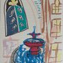 Original Art Picssso Style Meets Roman plaza contemporary Irish Art abstract painting Image 4