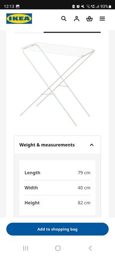 ikea drying rack