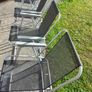 4 Garden Chairs in excellent condition, and fold away nicely for storage, great for camping trips Image 8