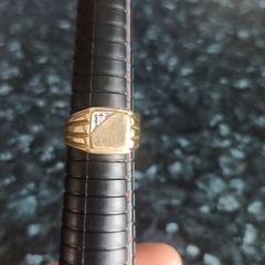 signet ring 9ct diamond