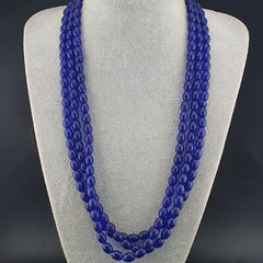 Vintage Cobalt Blue African Glass Beads Strands