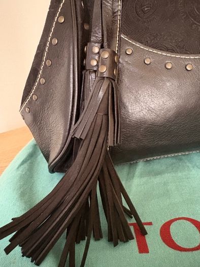 TOUS Black Leather Frame Bag  As New